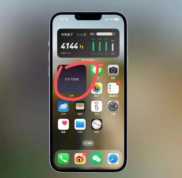 资阳苹果手机维修分享:iOS16主屏幕天气小组件无法正常工作怎么办？ 