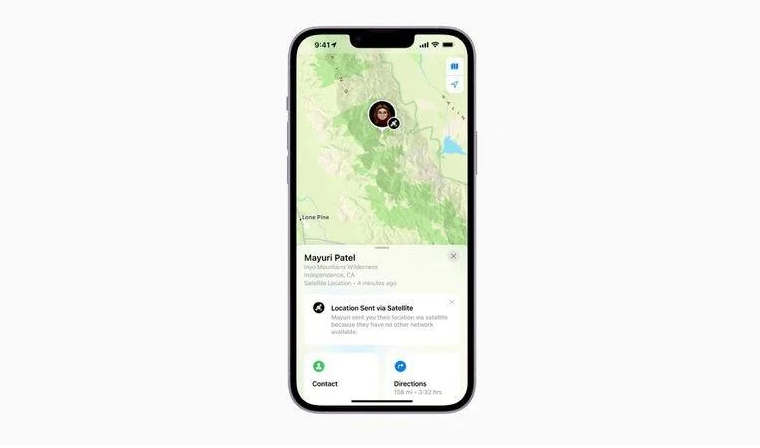 资阳苹果14维修分享iPhone14系列中 FindMy功能通过卫星分享位置方法教程 